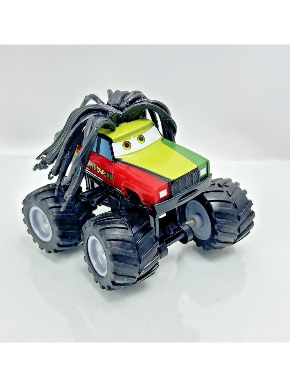 Disney Pixar Cars Toon Deluxe Monster Truck Rasta Carian Plastic
